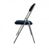 Chaise en velours pliable