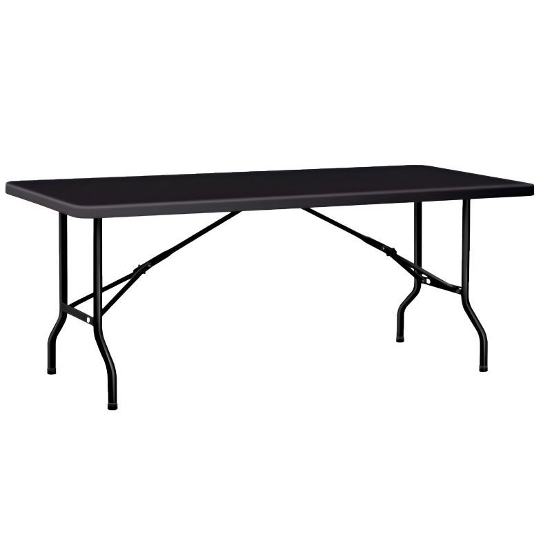 Table pliante polypro noire Table pliante polypro noire