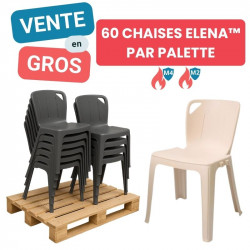 Chaise monobloc Elena™ -...