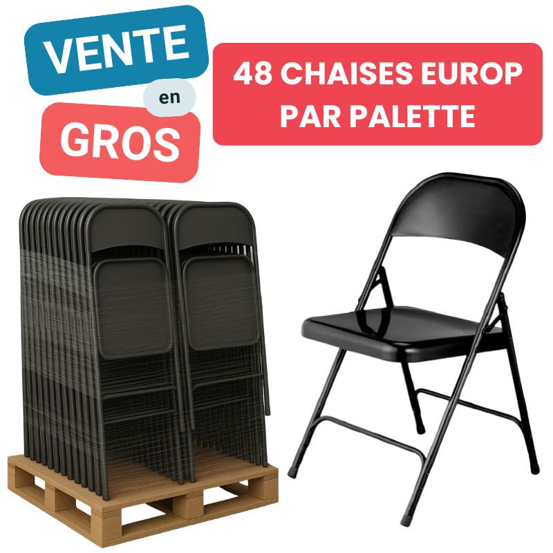 Chaise salle des fêtes - Achat en gros sur palette