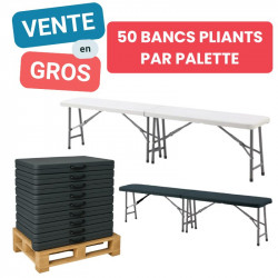 Banc pliable en plastique - achat en gros
