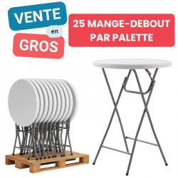 Table mange debout Ø80 cm -...