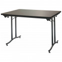 Table pliante grise
