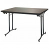 Table pliante grise