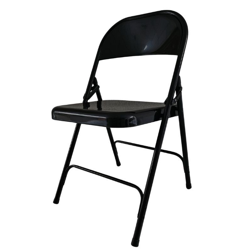 Chaise pliante noire Chaise pliante noire