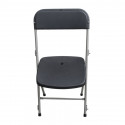 chaise pliante grise