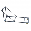 Chariot de transport pour tables pliantes rectangulaires