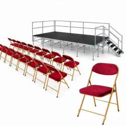 Lot mobilier intérieur pour salle des fêtes