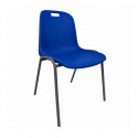 Chaise à coque en plastique
