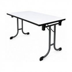 Table pliante en bois rectangulaire