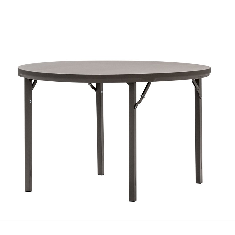 Table ronde pour 6 à 8 personnes, table pliante pour 6 à 8 personnes 