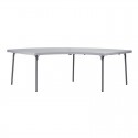 Table polypro demi lune