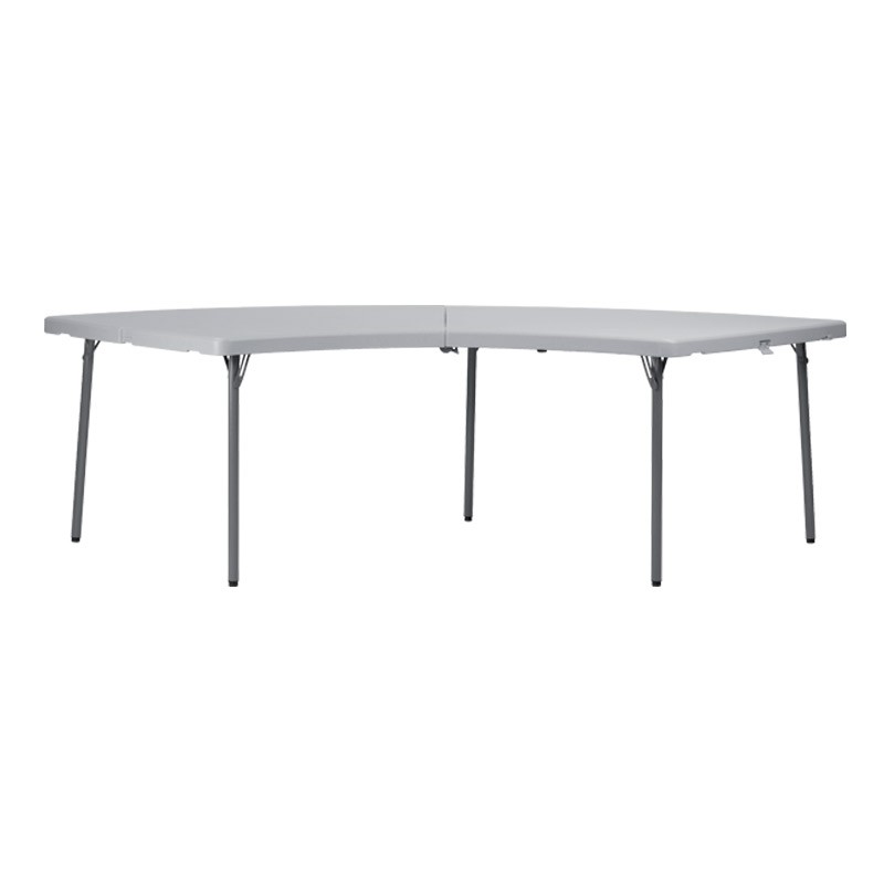 Table polypro demi lune Table polypro demi lune