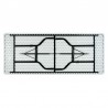 Table polypro qui se plie. Rangement facile