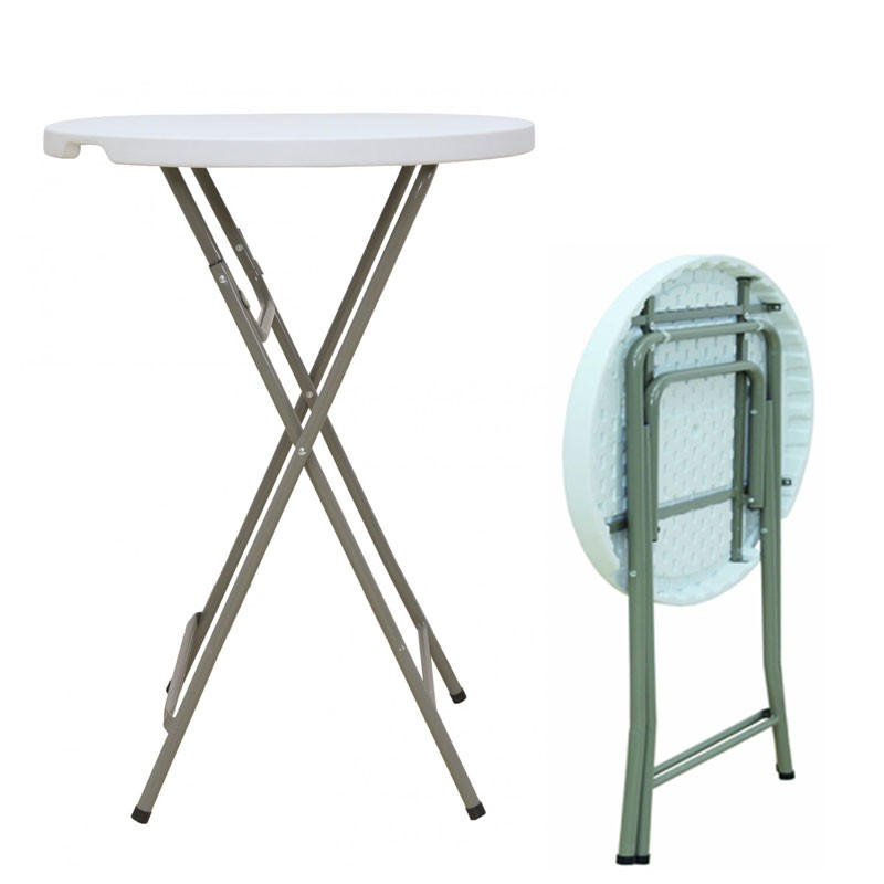 Table pliante Mange Debout hauteur 110cm Dia 84cm / 2-4 personnes