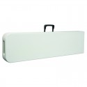 Banc en plastique qui se transforme en valise