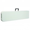 Banc en plastique qui se transforme en valise